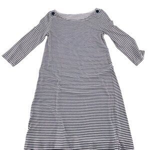 J. Crew Womens Striped 3/4 Sleeve Cotton Dress Size XS‎